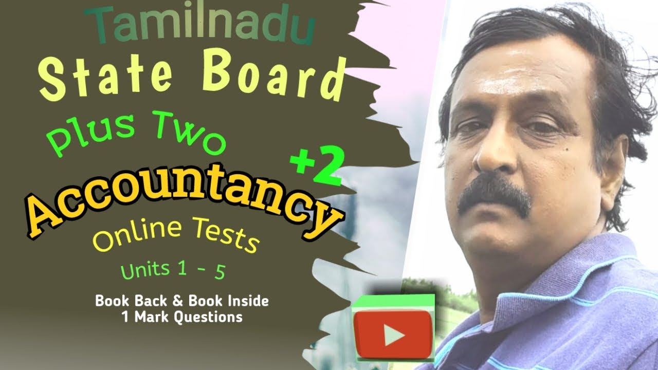 +2 Accountancy Unit wise 1 Mark Tests / SBalateachyou