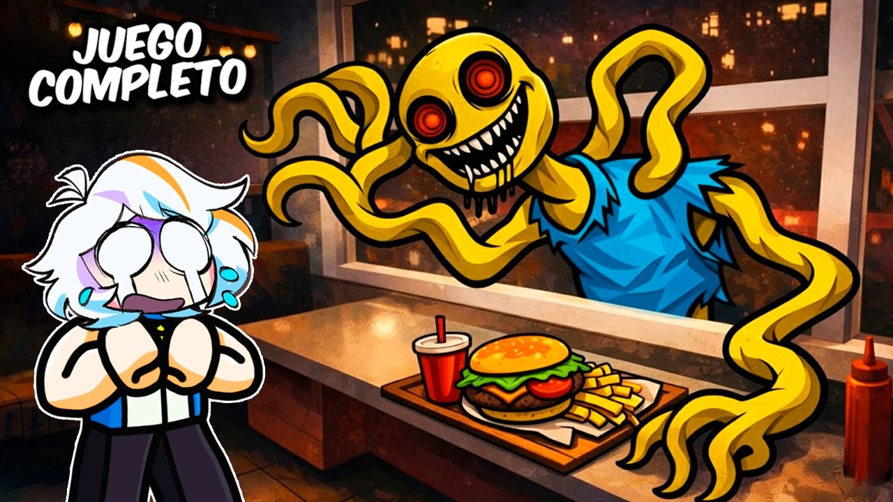 NUNCA VENDAS COMIDA A LAS 3AM COMPLETO (SCARY SHAWARMA KIOSK ROBLOX)