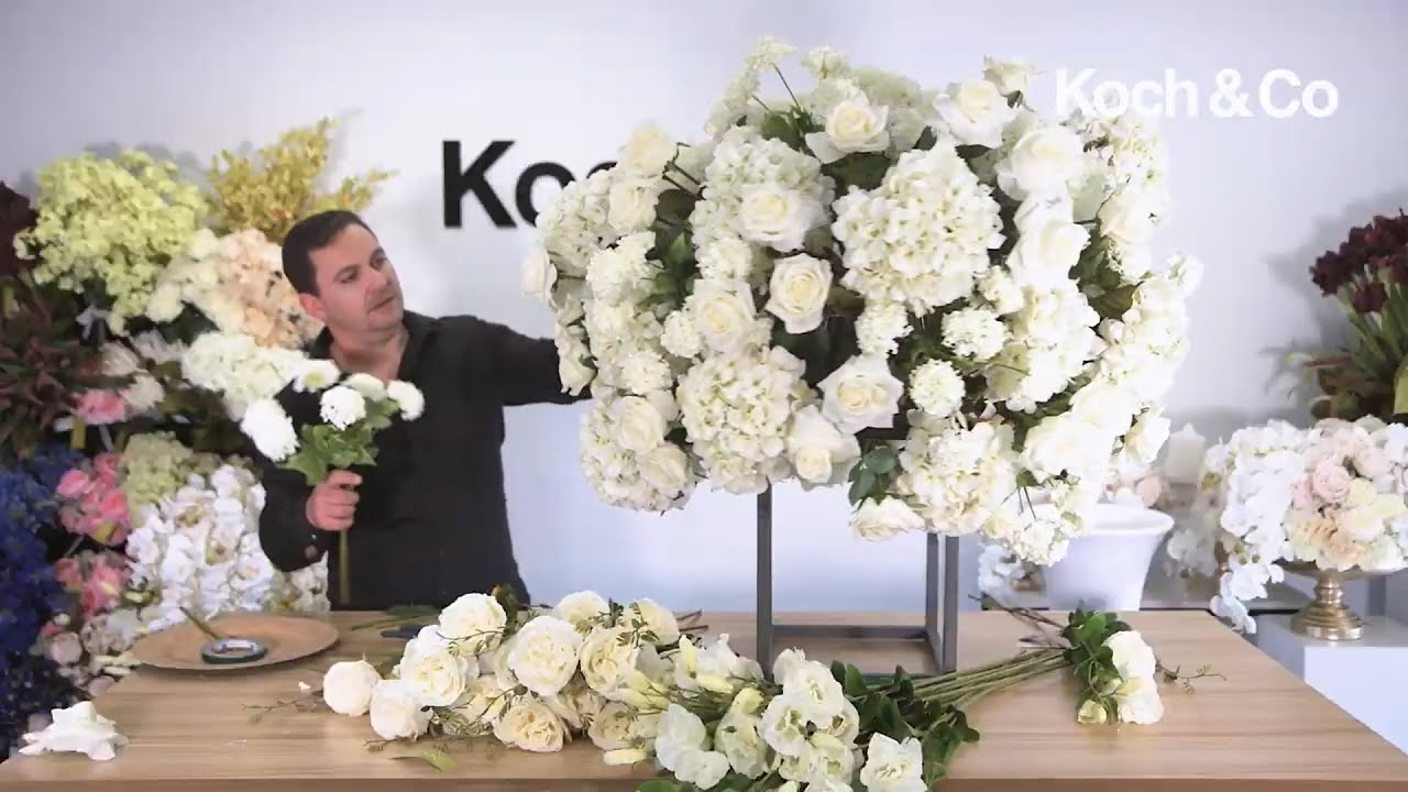 Koch & Co и John Emmanuel — Как создать роскошный свадебный центральный элемент с помощью искусст...