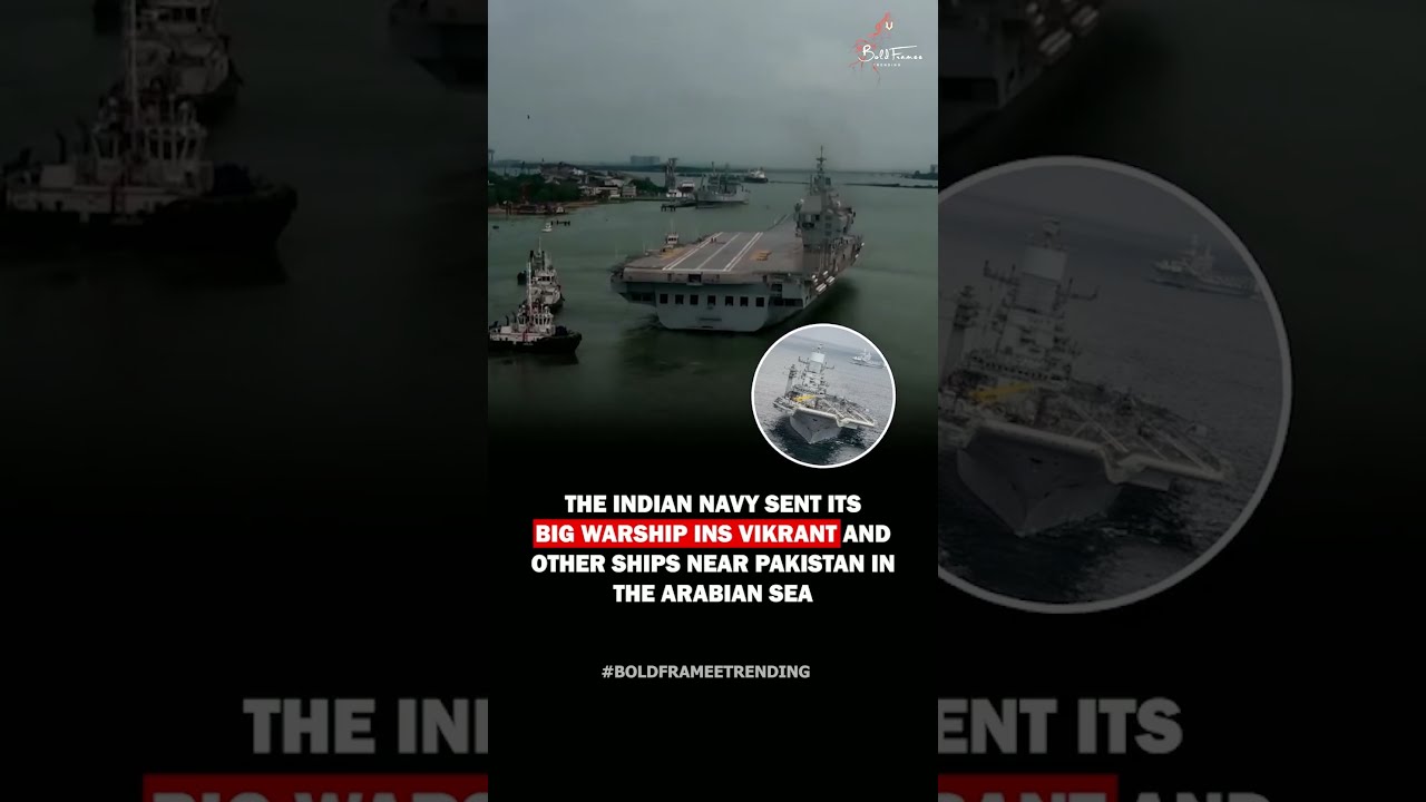 INS Vikrant Deployed | Indian Navy Show of Strength