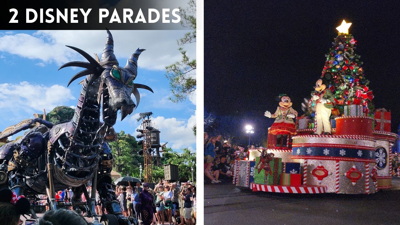 2 DISNEY WORLD PARADES | Festival Of Fantasy & Mickey's Very Merry Christmastime!