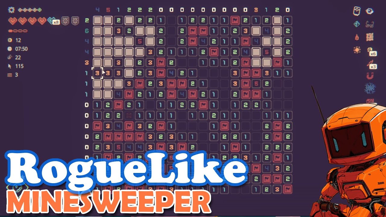 This MINESWEEPER RUN gets OUT OF CONTROL | Roguelike Chaos in Minato