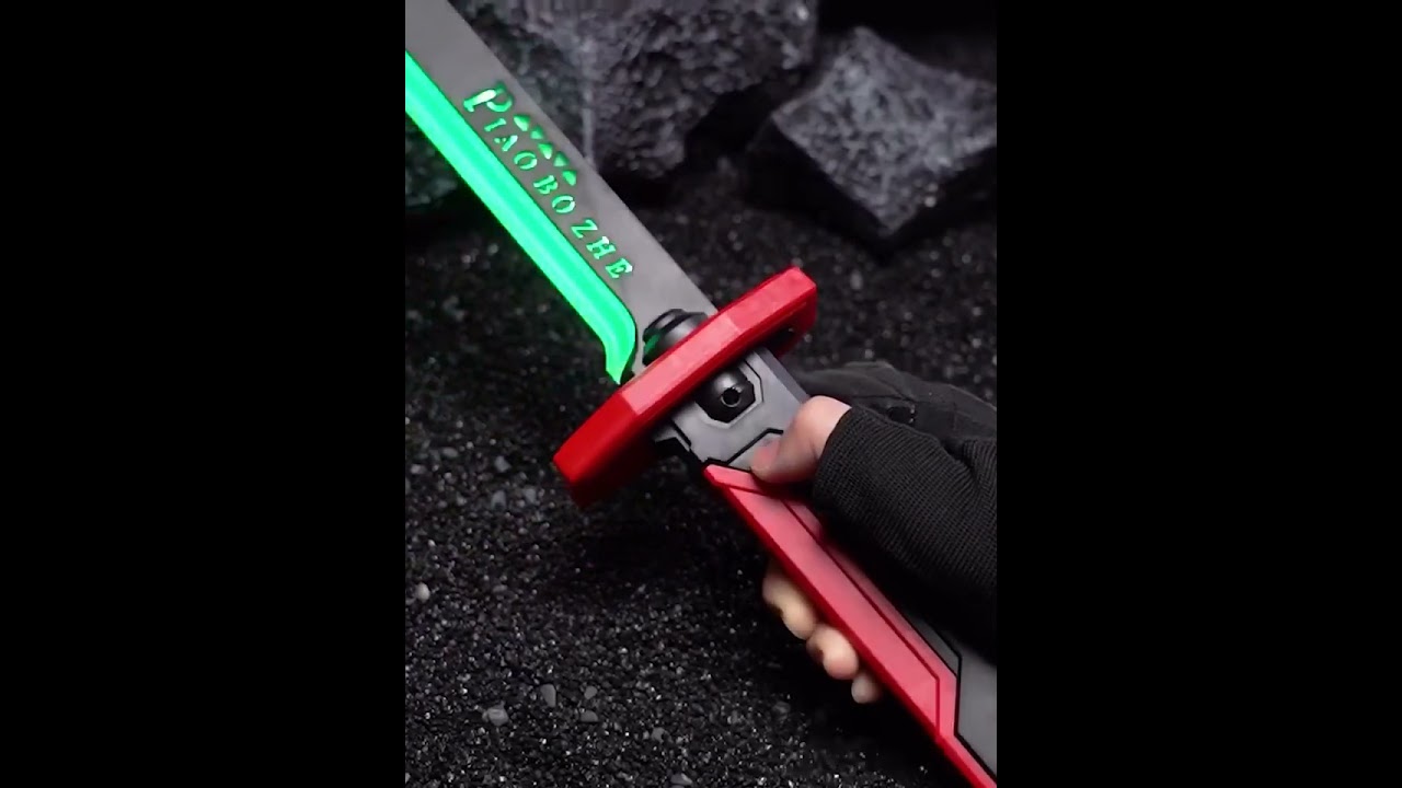 Smoke Spray Glow Light-up Laser Toy Sword Spark Wanderer Lightsaber Glowing Safe Role Weapon Toys