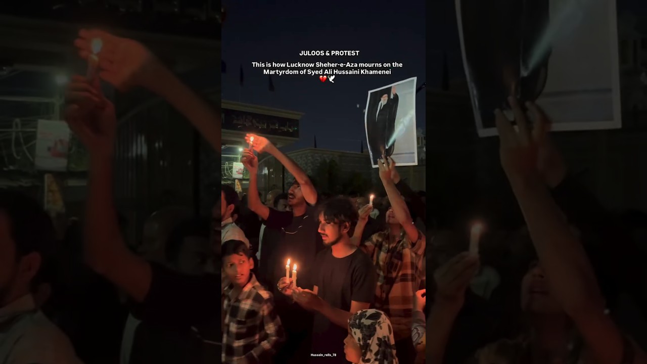 Lucknow Dargah Protest Candle March 💔😭 #youtubeshorts #yaali #viral #explore #trending