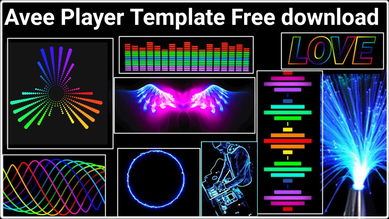 Avee Player Template Download | Avee Player Gif | Avee Player Green Screen | Music Template