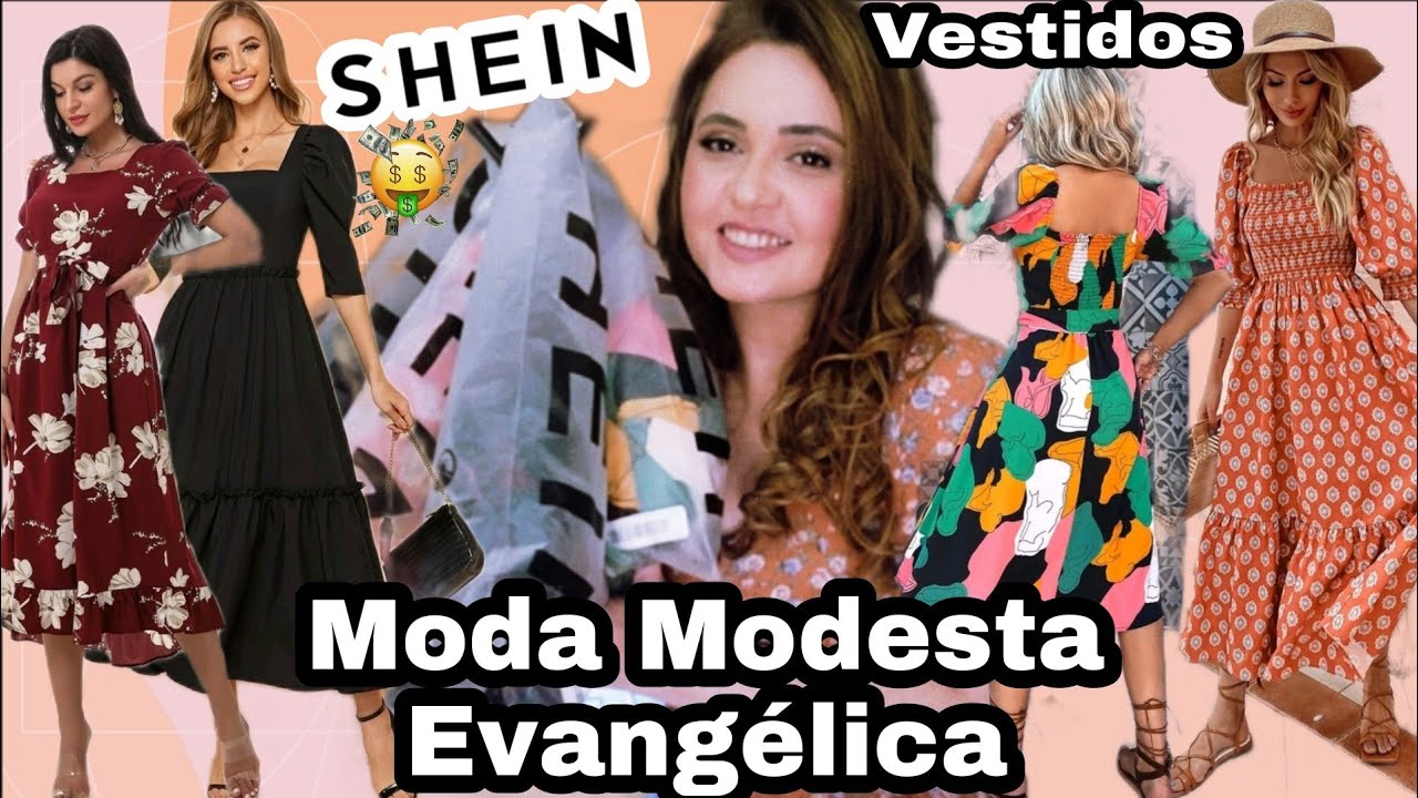 Shein: Moda Modesta/Evangélica -Vestidos