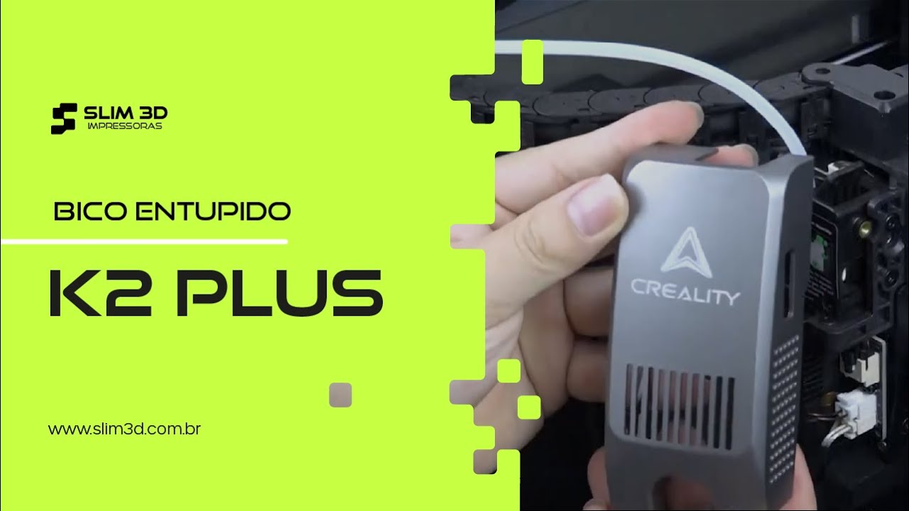 COMO desentupir o bico da Creality K2 Plus