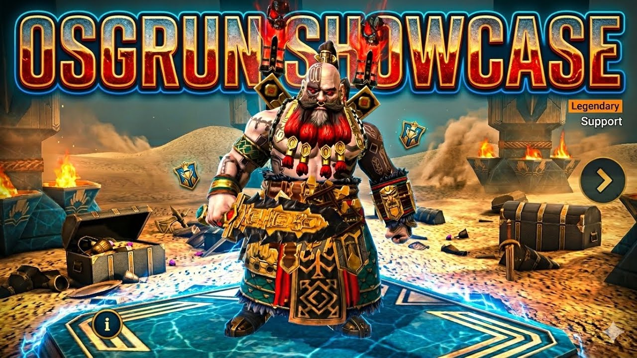 OSGRUN showcase in LA top 10-  - [MAD] ToảnKNIGHT  #raidshadowlegends #livearenaraid #hekaton