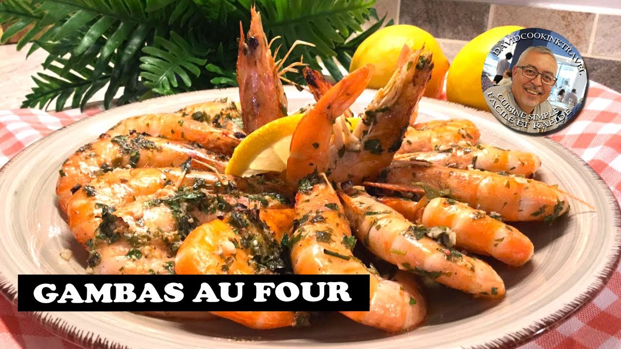 Recette de gambas au four