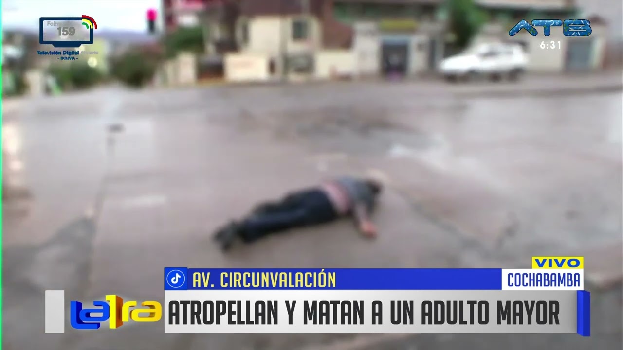 Adulto mayor muer3 4trop3llado en la avenida Circunvalaci&oacute;n