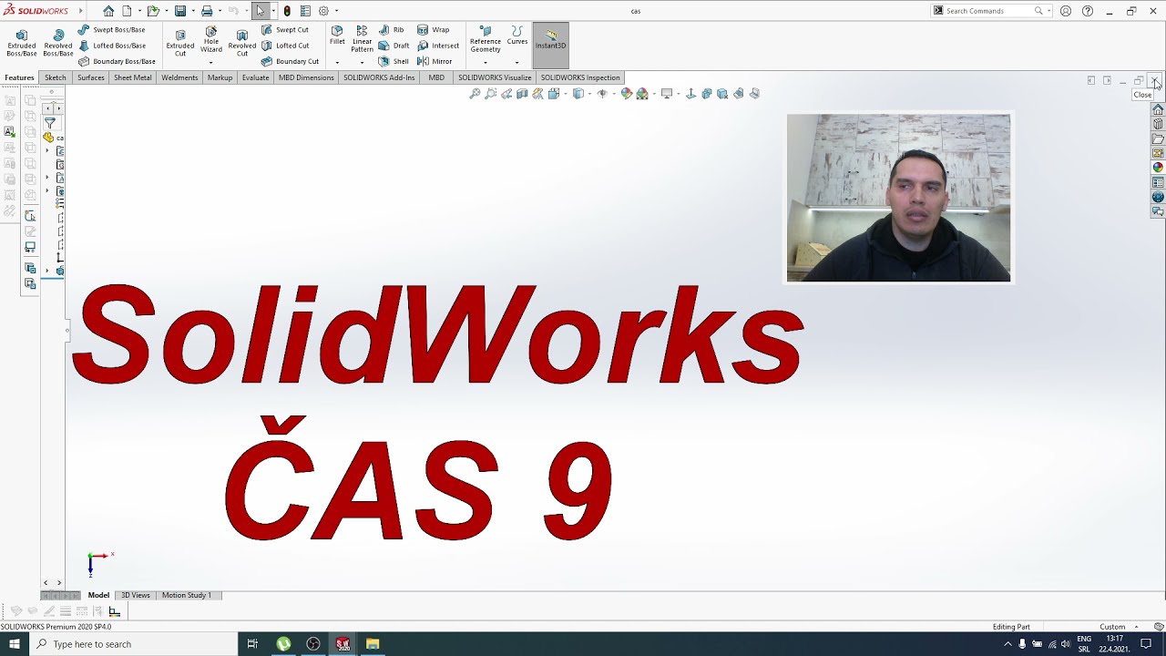 SolidWorks deveti čas - Osnove sklopa