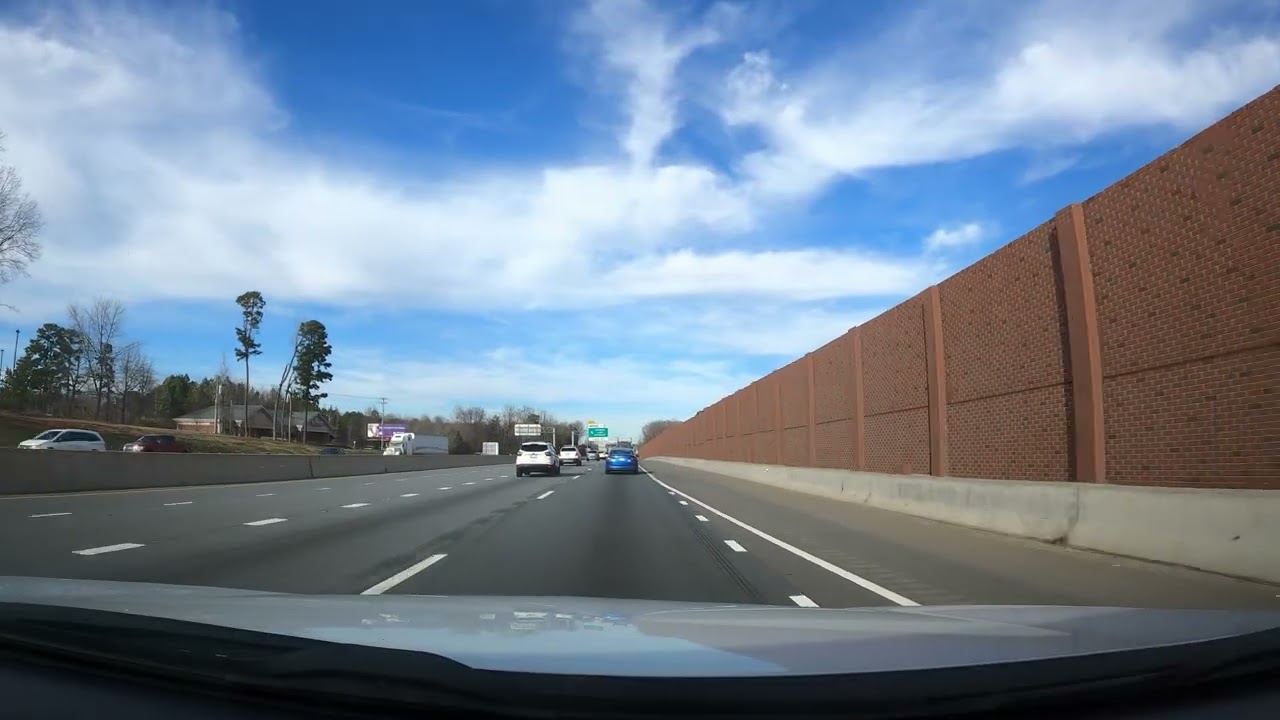 I-77 North Carolina Miles 22-31 (Huntersville/Cornelius/Davidson) Northbound