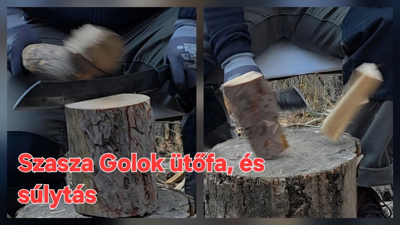 Szasza Golok ütőfa, és súlytás