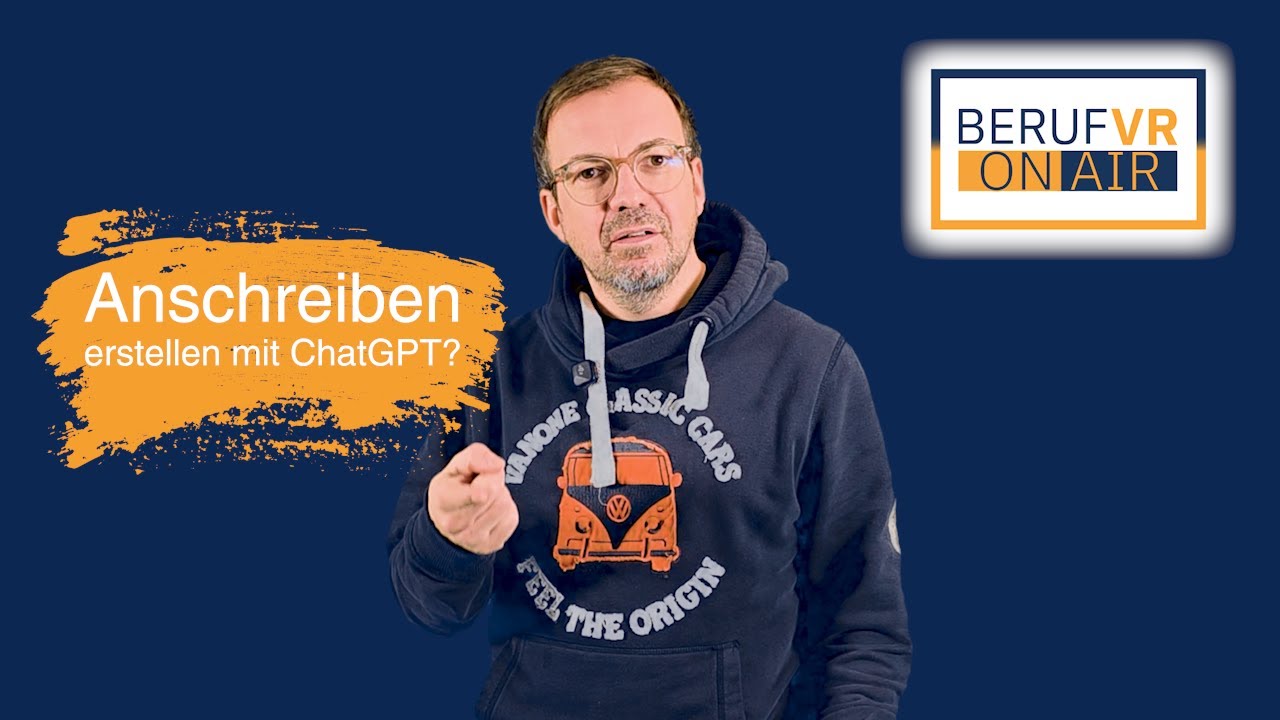 Anschreiben mit KI? Warum das oft keine gute Idee ist | BerufVRonAIR #bewerbung #anschreiben