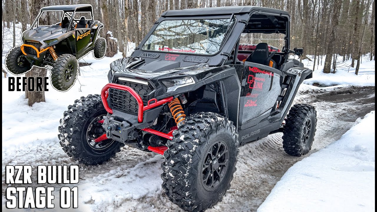 Polaris RZR XP 1000 2024 года выпуска — A-образные рычаги, радиальные тяги, лебёдка, ветровые стё...