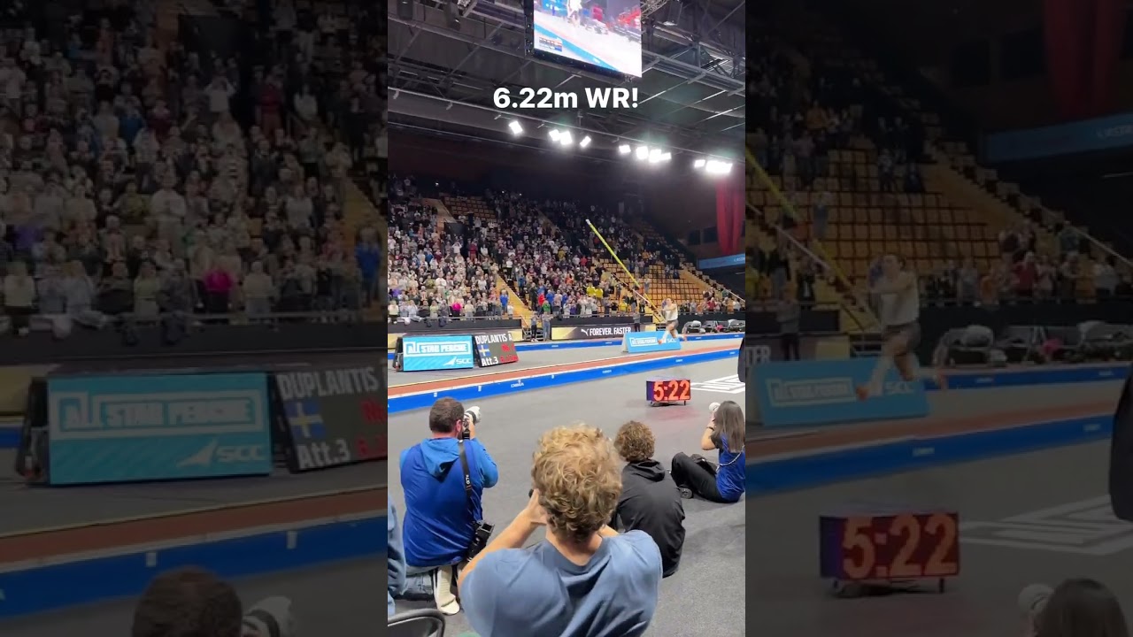 How high?! 🤯 This new World Record is INCREDIBLE 🏆 #shorts #polevault #worldrecord