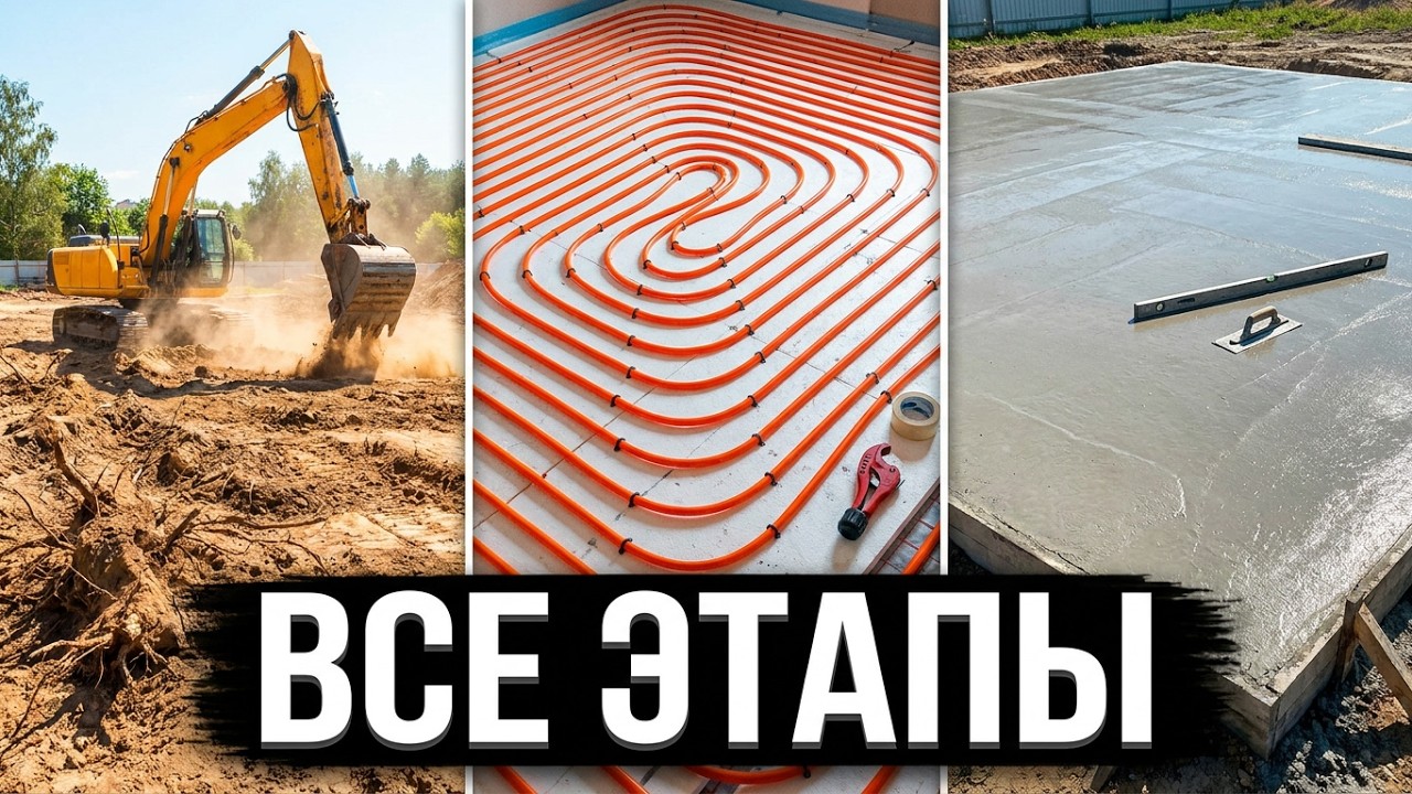 ФУНДАМЕНТ УШП ДЛЯ ДОМА МЕЧТЫ. ВСЕ ЭТАПЫ СТРОИТЕЛЬСТВА