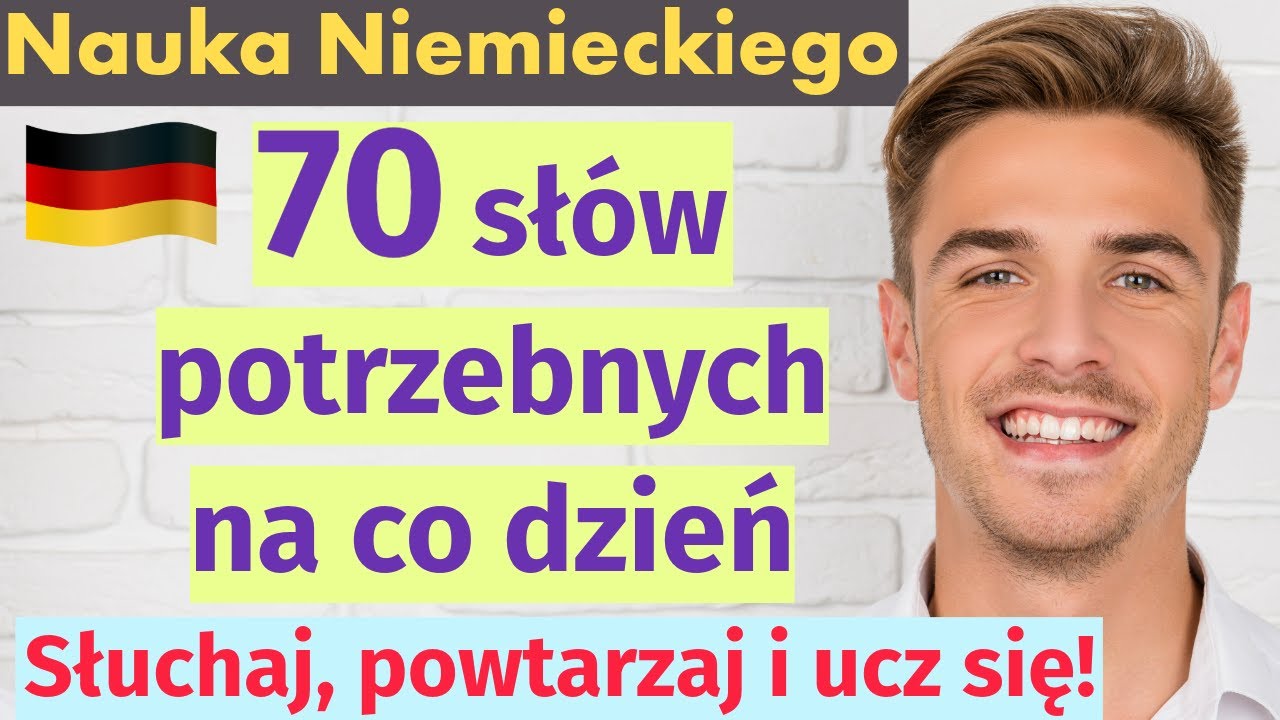 Niemiecki: 70 słów z rodzajnikami + prosta wymowa!