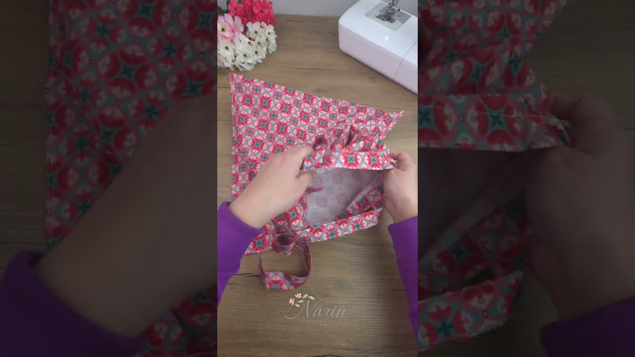 Foldable Shopping Bag &ndash; Very Easy Sewing Project for Beginners