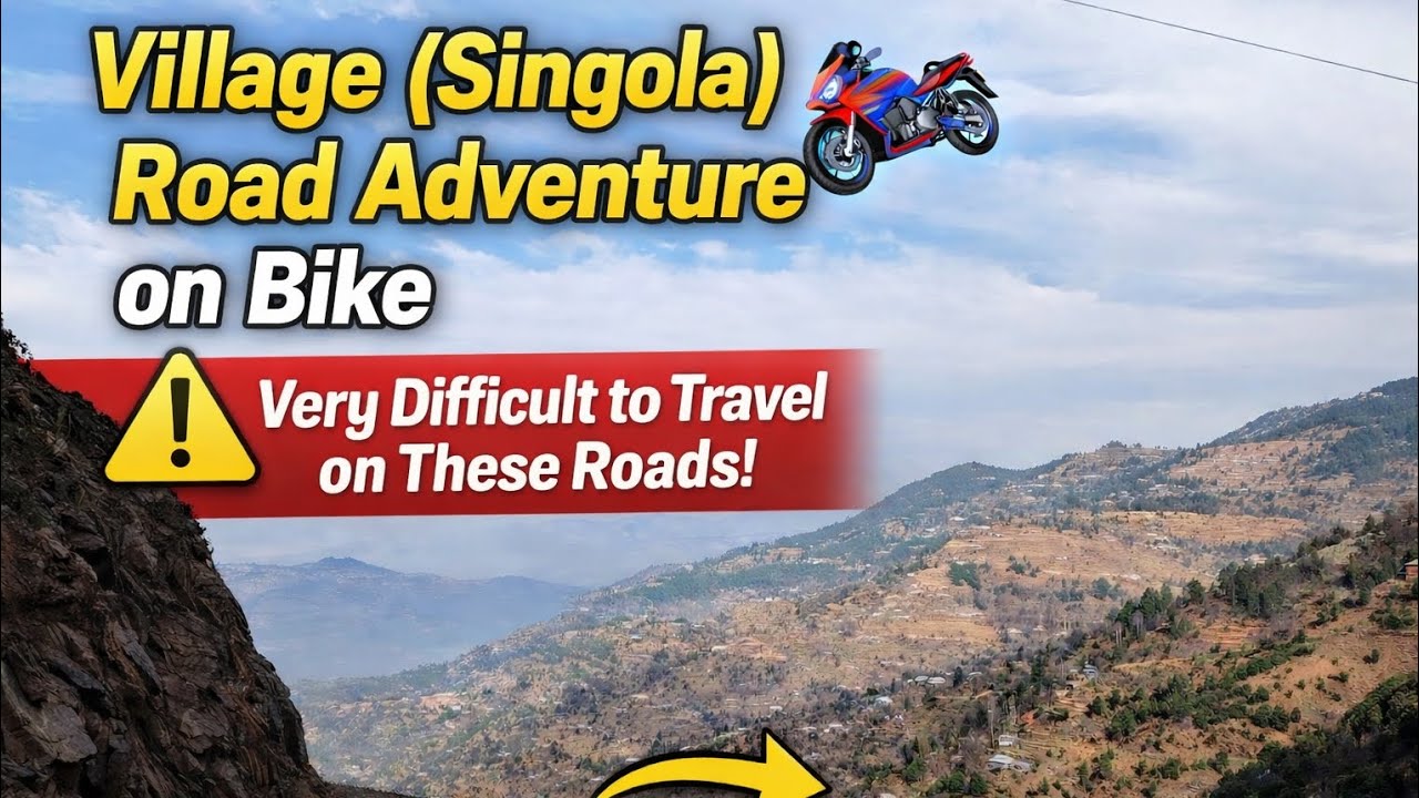 Roads of Village of Rawalakot ajk (Singola)looking like living in 1226