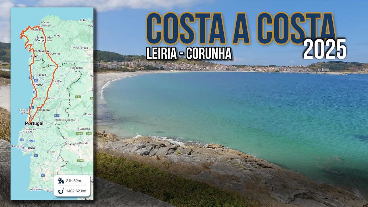 Costa a costa - Leiria - Corunha