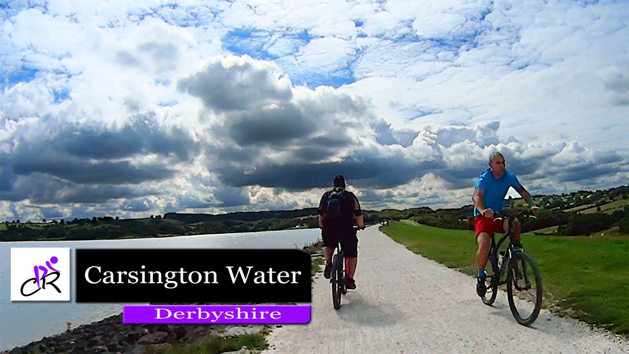 Riding around Carsington Water in Derbyshire 2017