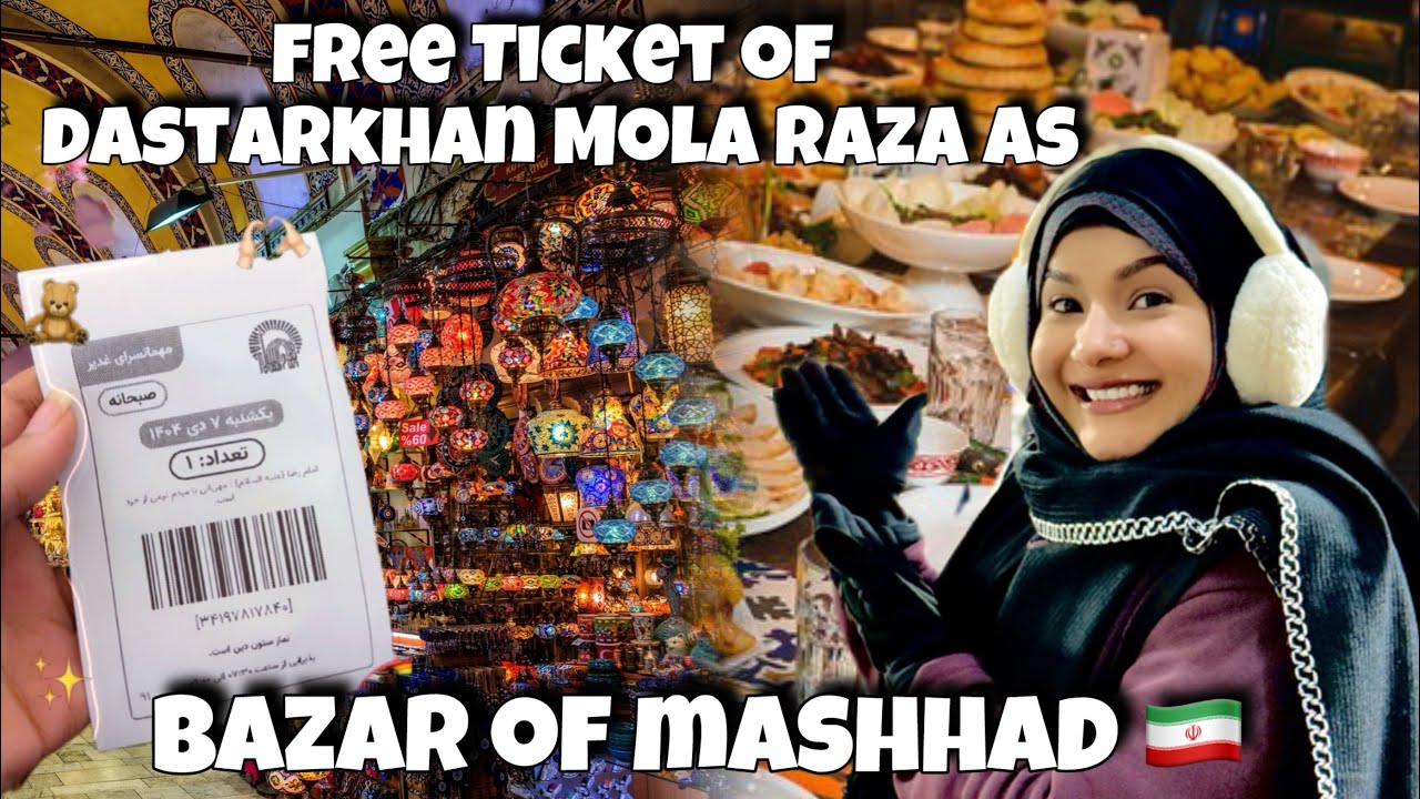Mola Raza as invited Us for Breakfast at his Place 🥹 | last night in Mashhad | Sasta Bazaar 