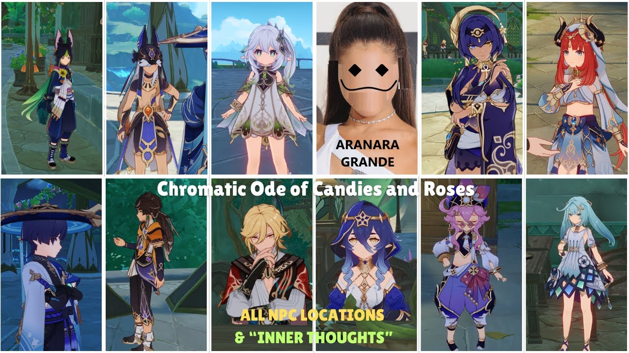 Genshin 5.1 Nahida Event All Character Hidden Locations and Dialogues Day 1-3