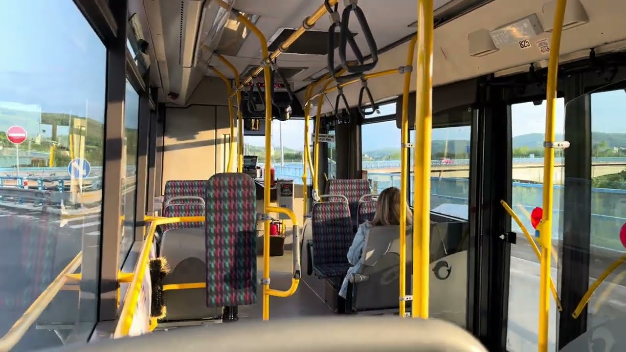 Objízdná trasa přes nový most s autobusem Irisbus Citelis 12M #825 Dp Děčín na lince 204