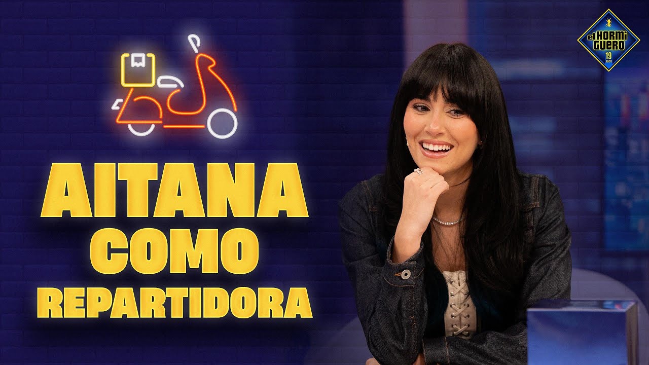 Aitana sorprende a sus fans como repartidora - El Hormiguero