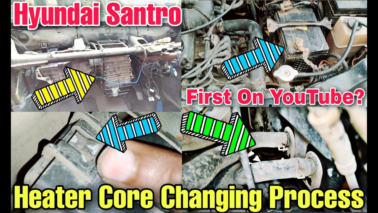 Hyundai Santro का हीटर Core खुद घर पर कैसे बदलें?🤔 Santro Heater Core Replacement Guide In Hindi😍