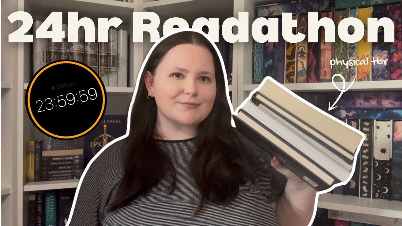 I stayed awake for 24 hours to read!! 24 hrs readathon vlog