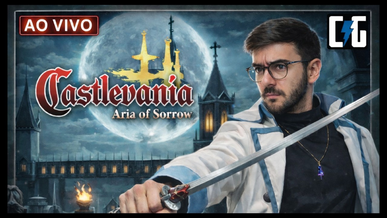 CASTLEVANIA: Aria of Sorrow ( GBA ) LIVE GAMEPLAY  -  Primeira Vez Jogando !