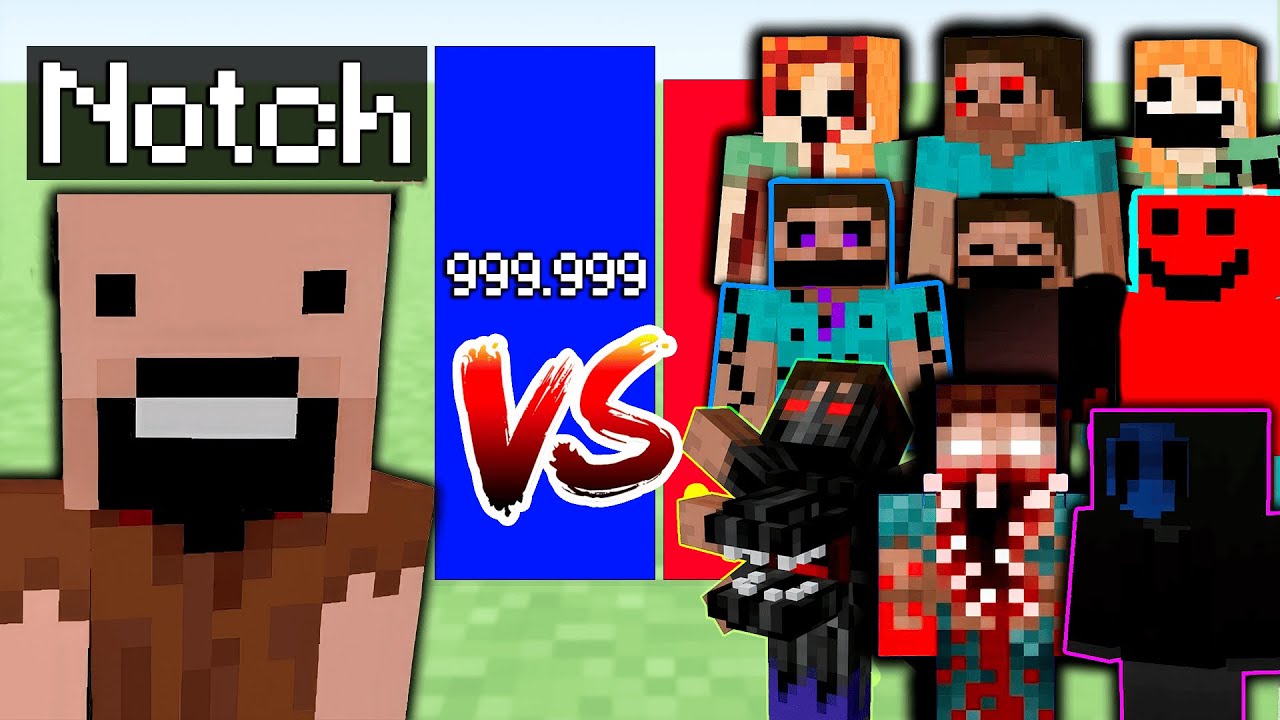 Every Notch Form Vs All Creepypastas Power Levels