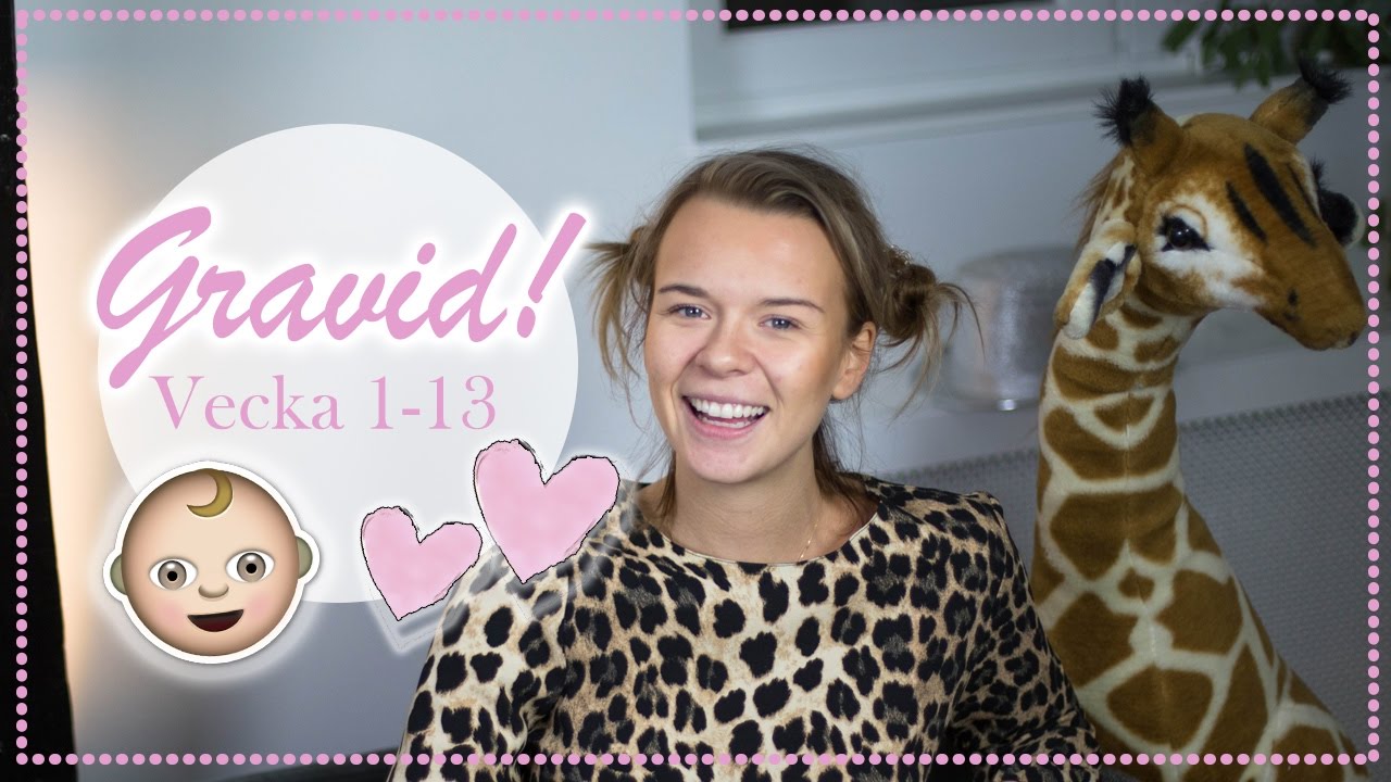 "JAG HAR GÅTT UPP 6 KILO REDAN!" : Gravid vecka 1 till 13