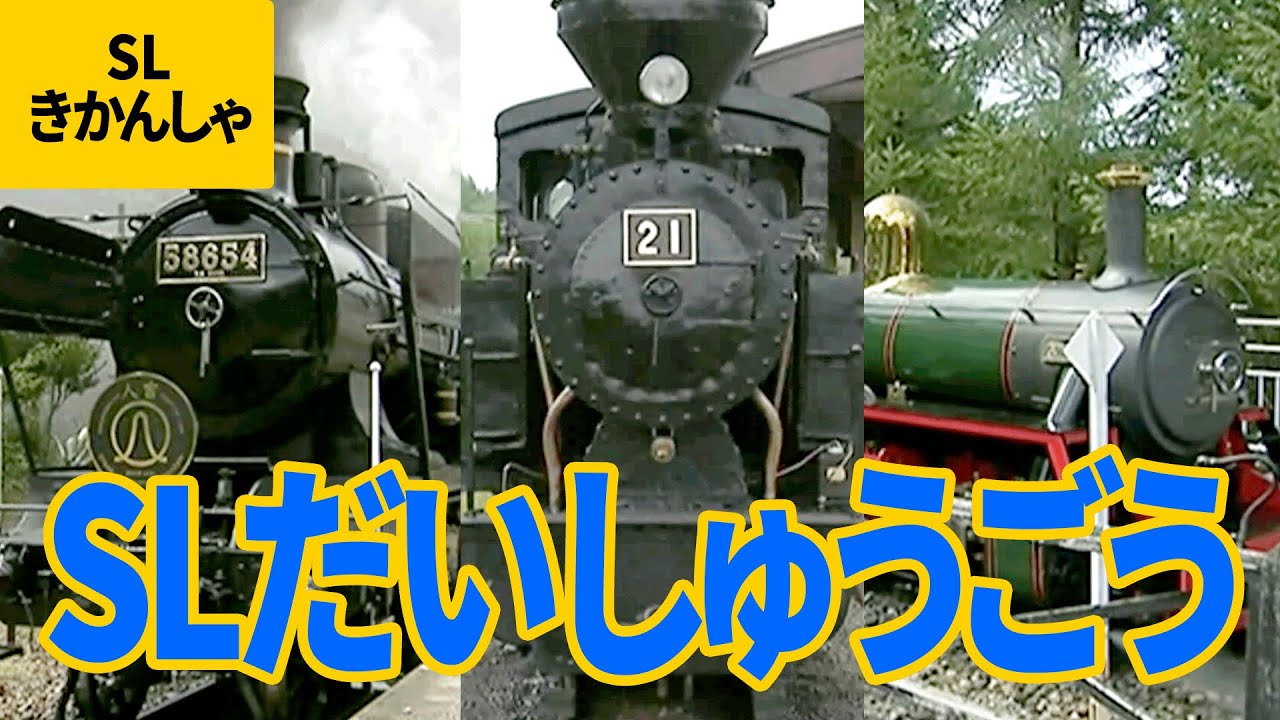 SL・汽車・機関車（6）人気の機関車セレクション：D51形／C11形／SLばんえつ物語号／SLやまぐち号／SL人吉 他