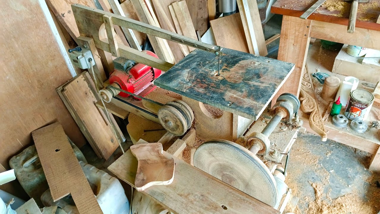 ⭕Mungkin Alat Rakitan Anda Tidak Seperti Ini.. Bubut Pulley Motor Dinamo Untuk Mesin Pengolah Kayu