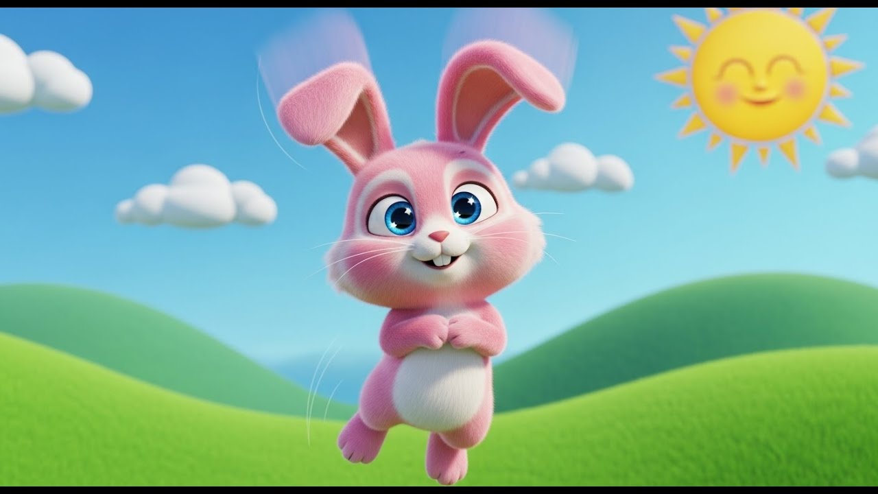 Bunny Bounce con Funny Pounce | Canciones Infantiles y Rimas Divertidas para Ni&ntilde;os