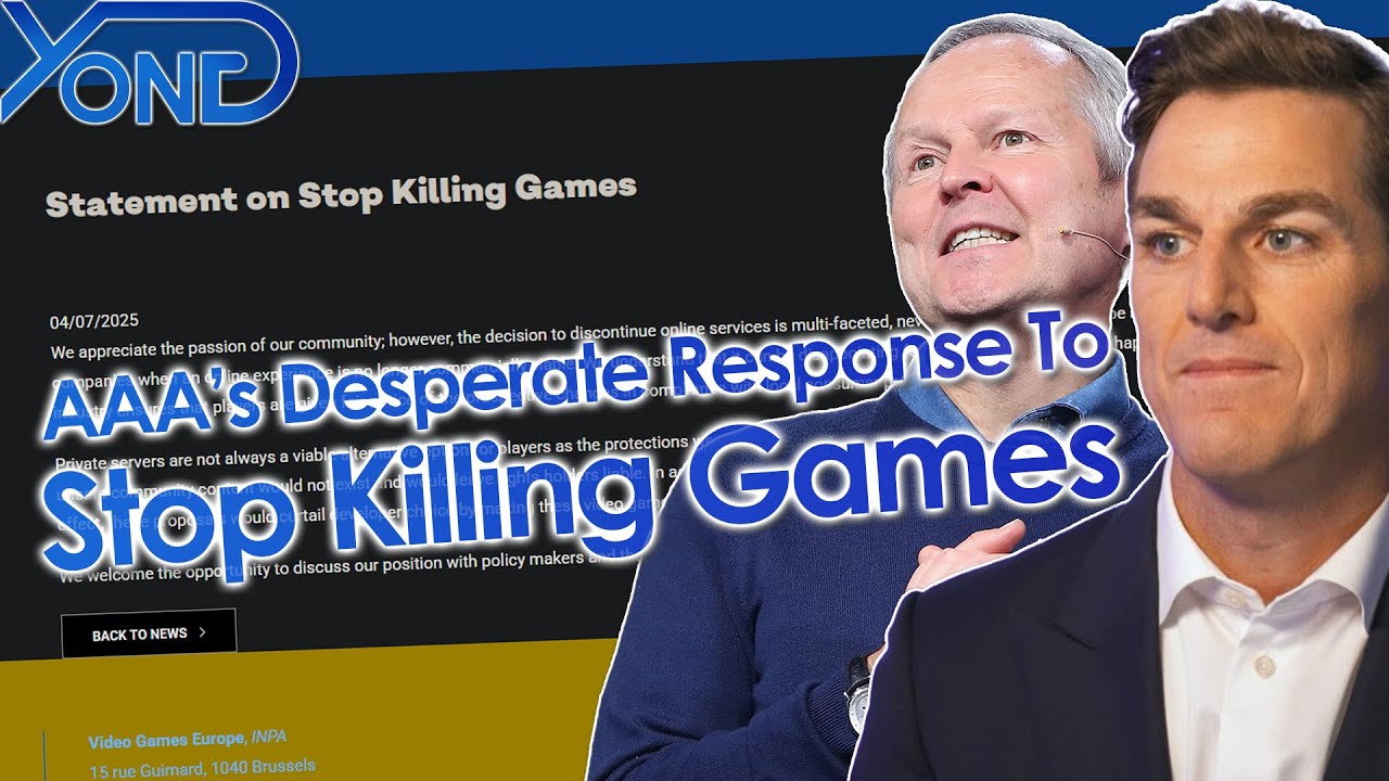 Response To Stop Killing Games From AAA Companies Is Desperate And Weak...