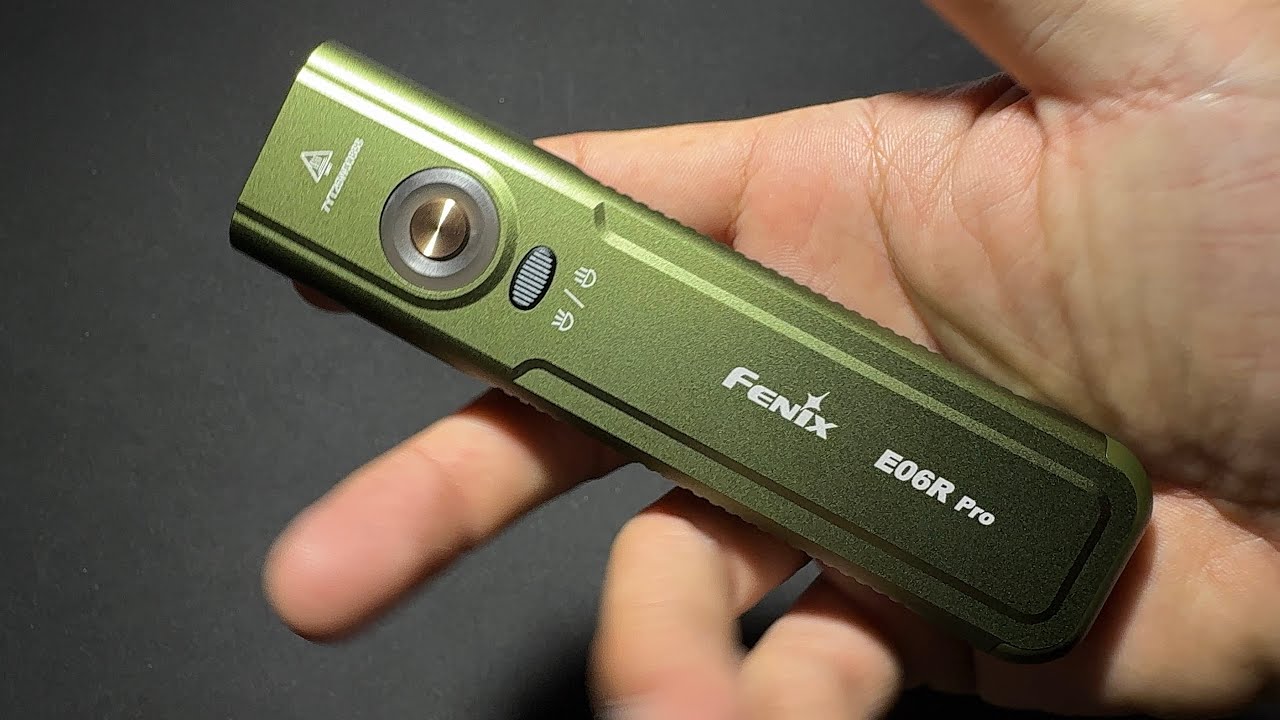 FENIX E06R PRO OLIVE DRAB ชาจในแบตฟัง พกสบาย ใช้ไดทั้ง LASER + UV