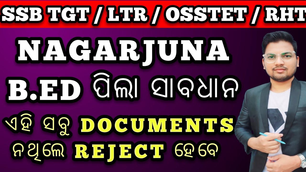 Document required for ssb tgt | SSB TGT | RHT | LTR | OSSTET