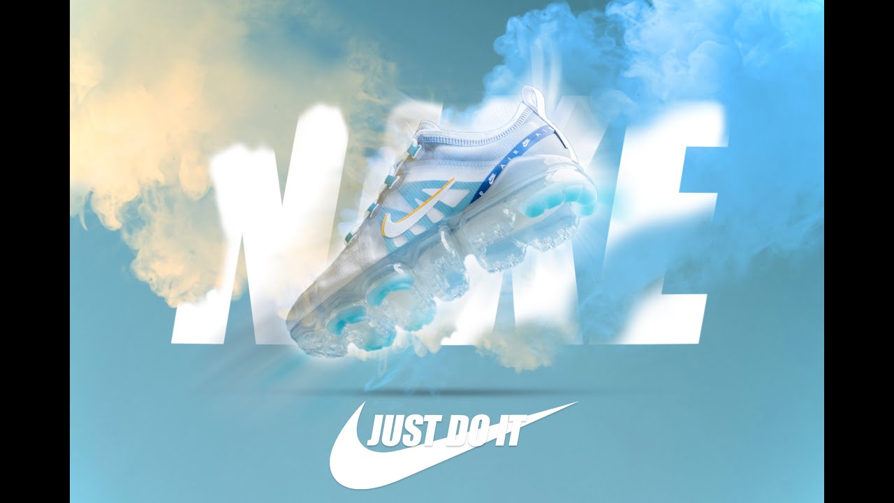 Graphic Design Photoshop Creation Nike Advertisement for Personal Project