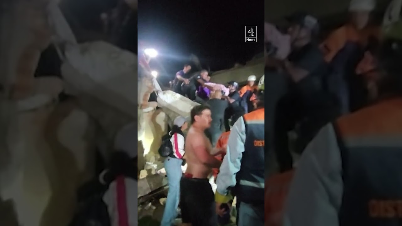 Newborn rescued from Venezuela earthquake rubble