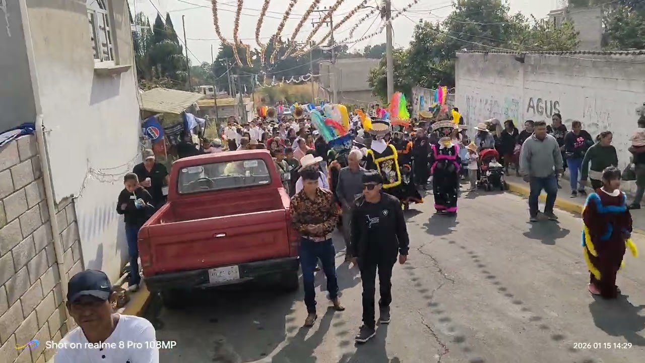 Cuecuecuautitla Comparsa Nueva Generación San Esteban El pueblito Banda la MERA MERA 15 Enero 2026