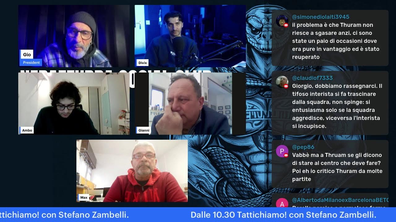 Nerazzurra social Live Stream