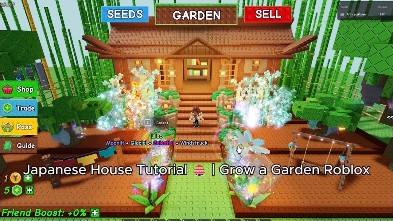 Japanese House Tutorial 🌸 | Grow a Garden Roblox