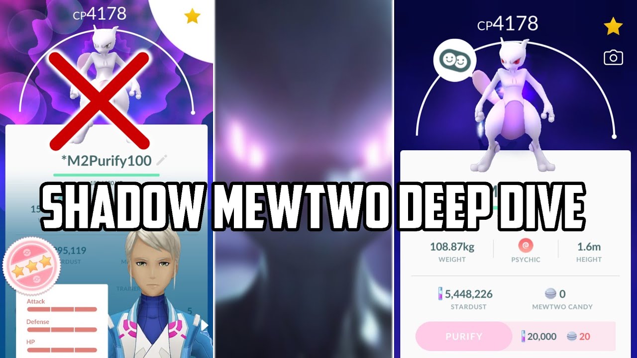 Shadow Mewtwo Deep Dive in Pokemon GO! DON'T PURIFY!!