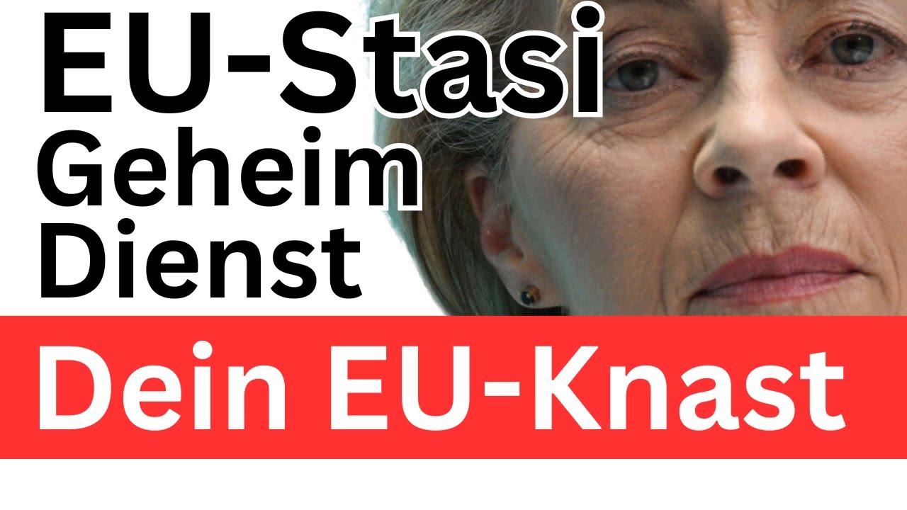 EU-Geheimplan: EU-Chefin will Geheimdienst ❌