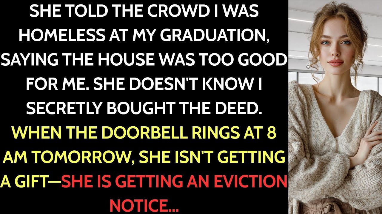 At Graduation, Stepmom Said I Wasn’t Moving With Them—She Didn’t Know I Already Owned the House