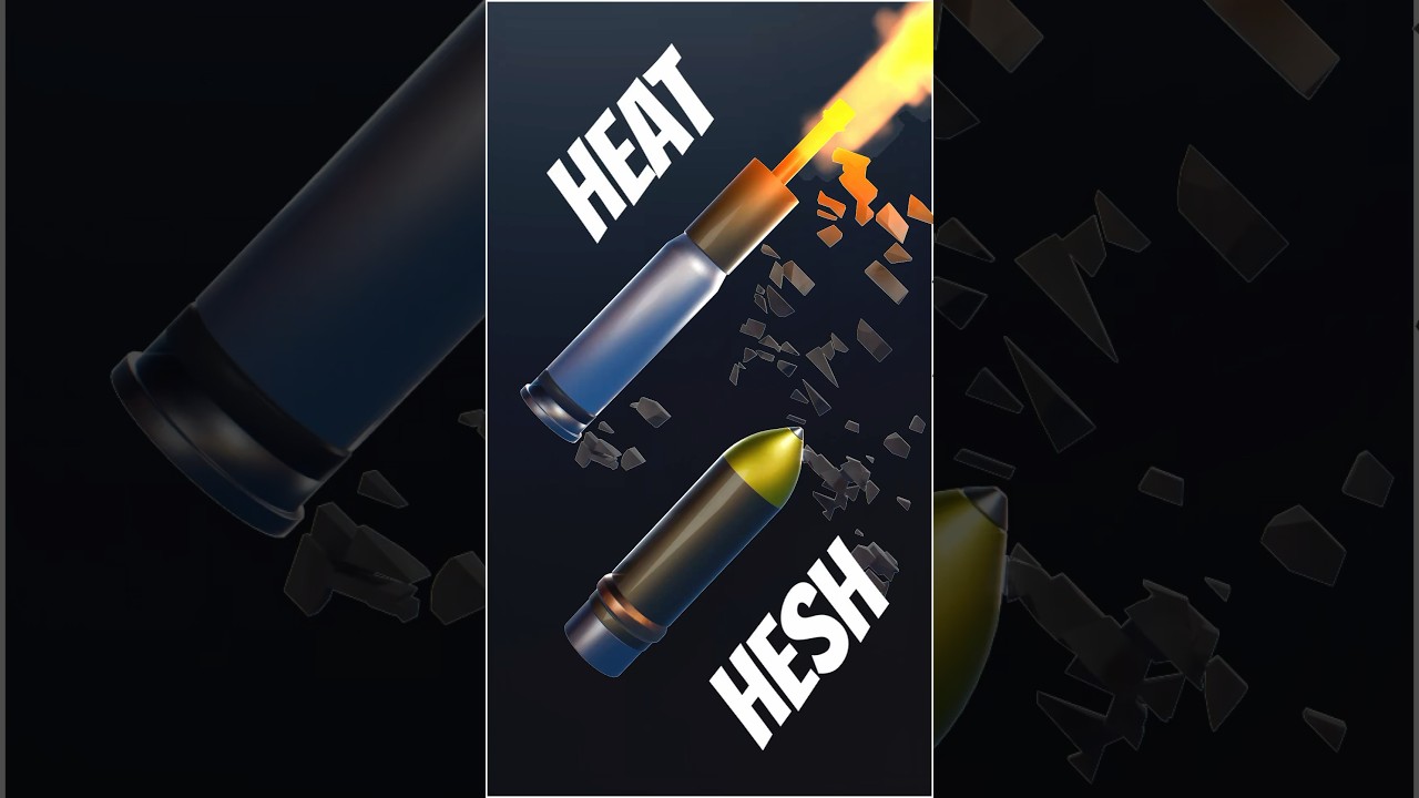 How HESH and HEAT rounds Work? WOT #firstshortvideo #tanksblitz #worldoftanks #firstshortvideo